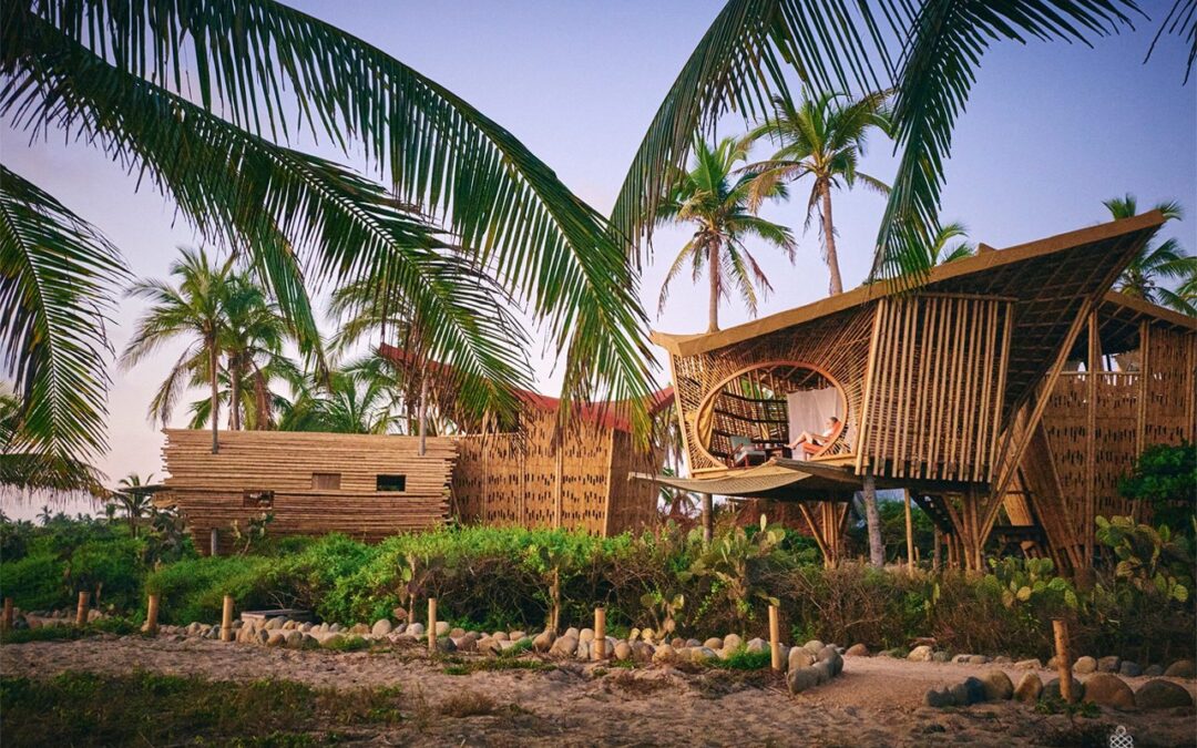 The Playa Viva resort in Mexico is one of many small locally owned eco-friendly lodgings throughout the world.