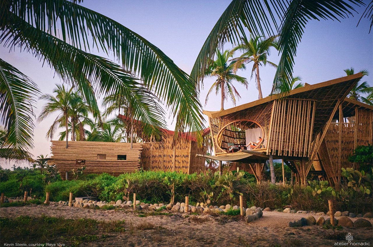 Playa Viva is a small eco-friendly resort outside a small town in Mexico envisioned and run by locals.