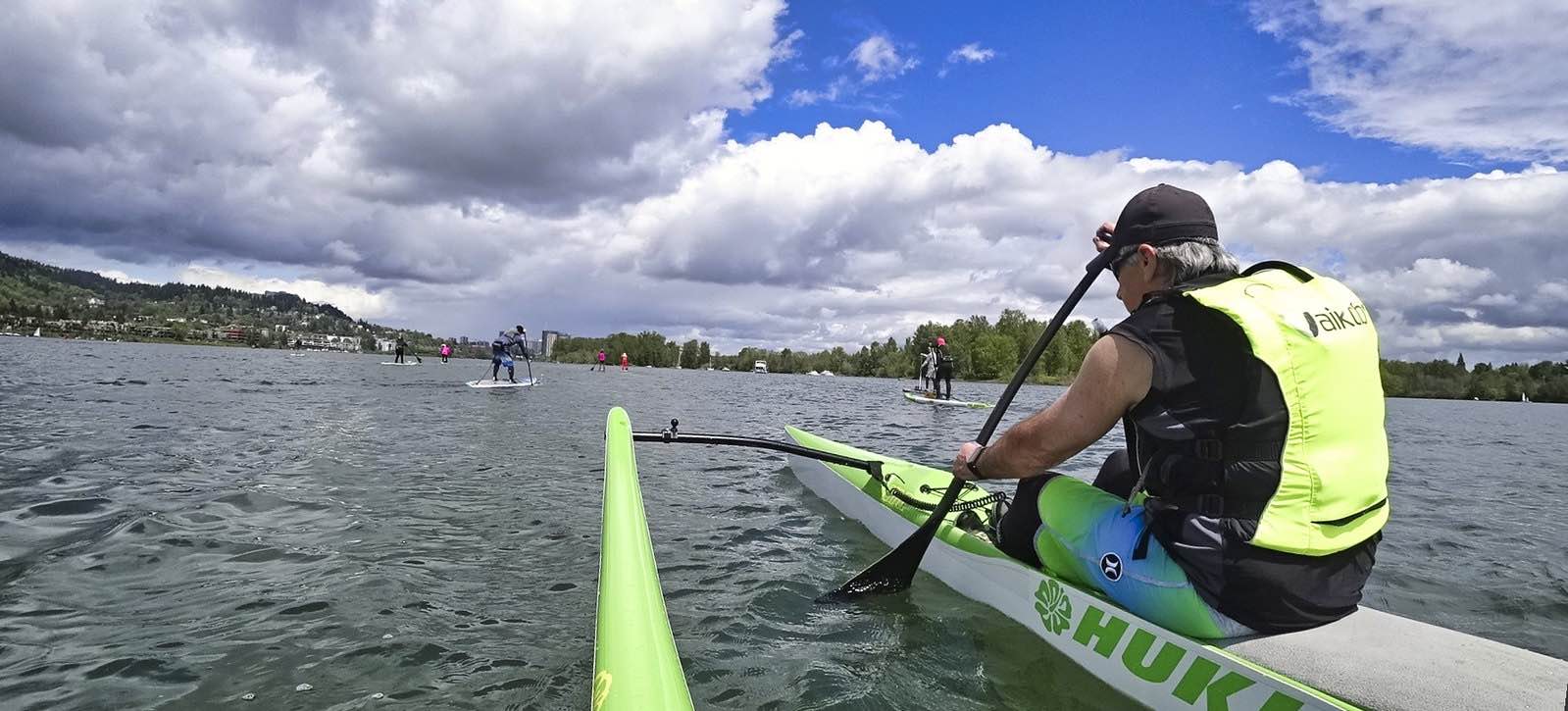 Kayaking Willamette River Portland